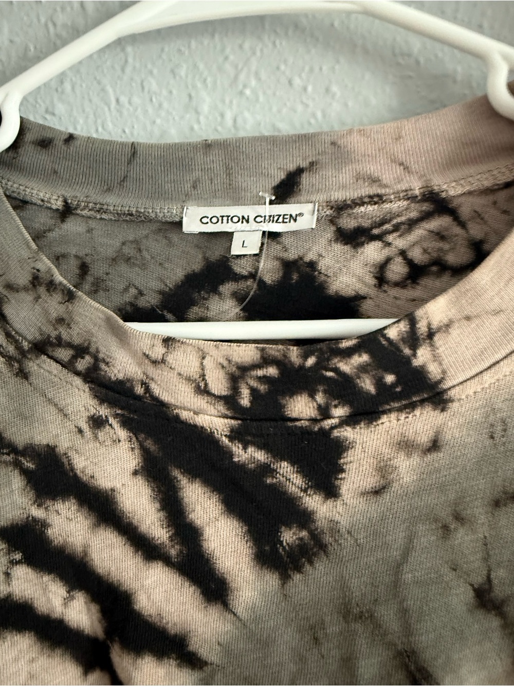 Cotton citizen Tie-Dye Cropped Long-Sleeve Top - - Picture 5 of 5